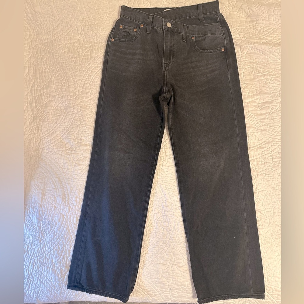 Pistola crossover high waist jeans